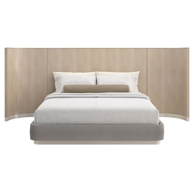 Dream Chaser Dry Martini And Cloud King Panel Bed with Wings