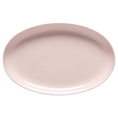 Pacifica Modern Classic Marshmallow Stoneware Serving Platter - 16"