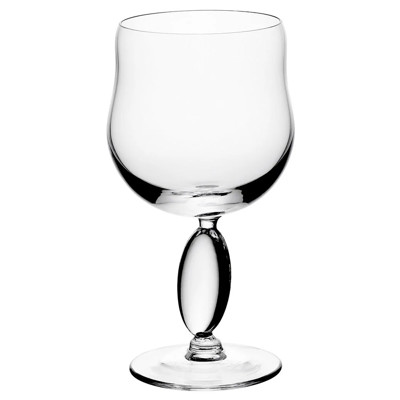 Omnia Dripping Drops Modern Clear Crystal Wine Glass No.6 - Set of 2
