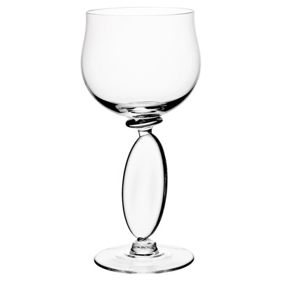 Omnia Dripping Drops Modern Clear Crystal Wine Glass No.3 - Set of 2