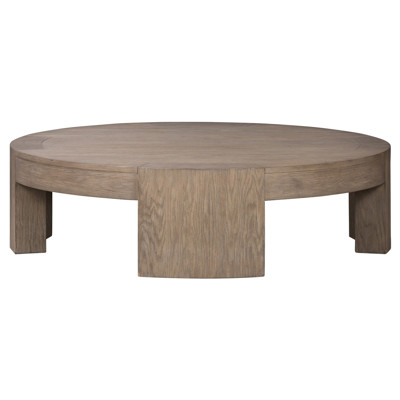 Irondale Sheffield Warm Natural Flat Oak Veneer Coffee Table