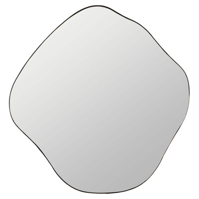 Brianna Modern Classic Gold Metal Frame Wall Mounted Mirror