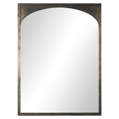 Marlow Troyes Rectangular Burnished Charcoal Floor Mirror