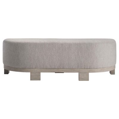 Isolde Modern Classic Grey Performance Demilune Bench