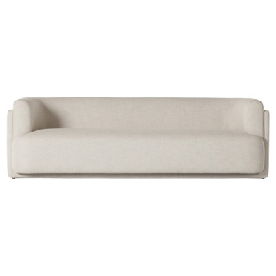 Grayson Hartley Dover Crescent Cream Upholstered Sofa