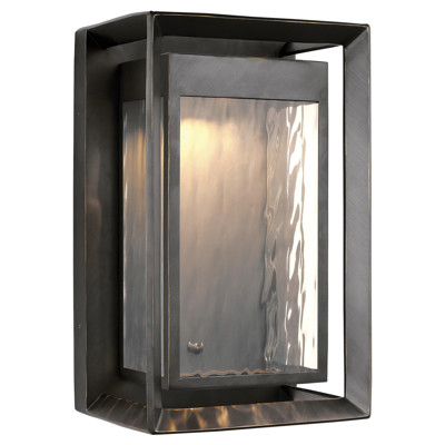 Visual Comfort Studio Urbandale Antique Bronze Outdoor Lantern Sconce - Large