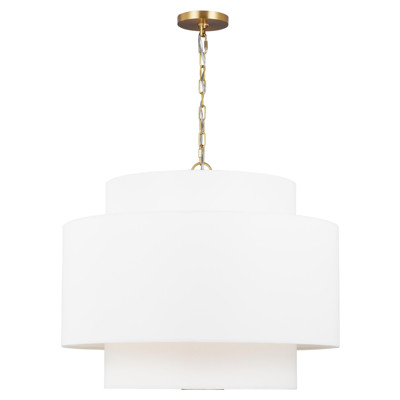 Visual Comfort Studio Sawyer Modern Classic Burnished Brass Pendant