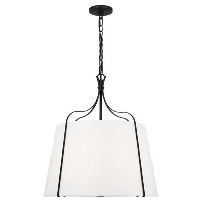 Visual Comfort Studio Leander Smith Steel Hanging Shade Pendant - Large