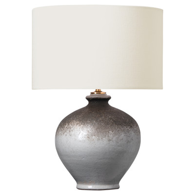 Visual Comfort Gaios Galaxy Grey Ceramic Cordless Table Lamp
