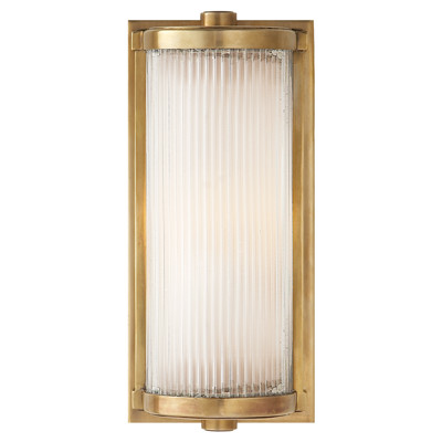 Visual Comfort Signature Collection TOB2140HAB-FG Thomas O'Brien Dresser 1 Light 5 inch Hand-Rubbed Antique Brass Bath Light Wall Light