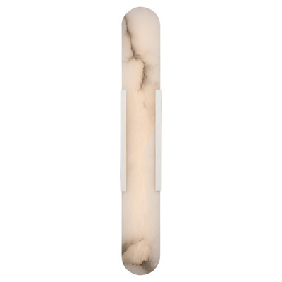 Visual Comfort Signature Collection KW2016PN-ALB Kelly Wearstler Melange LED 4.25 inch Polished Nickel Elongated Sconce Wall Light