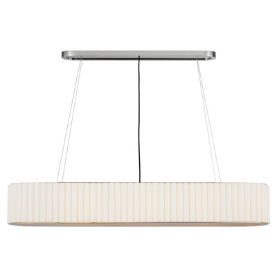 Visual Comfort Signature Collection IKF5445PN-L Ian K. Fowler Palati LED 54 inch Polished Nickel Linear Chandelier Ceiling Light, Large