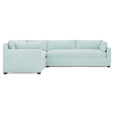Weybridge Sea Mint Performance Corner Sectional - Right End - 123"