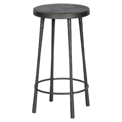 Element Westwood Hammered Gunmetal  Counter Stool
