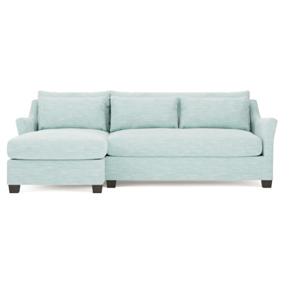 Pauline Chaise Sea Mint Performance Sectional - Left Chaise - 101"