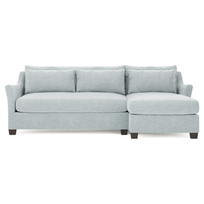 Pauline Chaise Mist Performance Sectional - Right Chaise - 101"