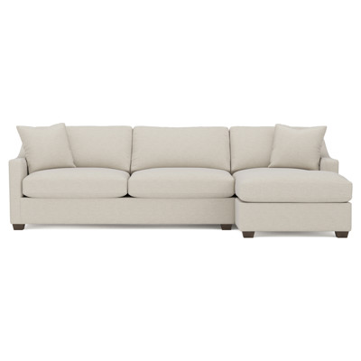Avery Biscuit Performance Chaise Sectional - Right Chaise - 110"