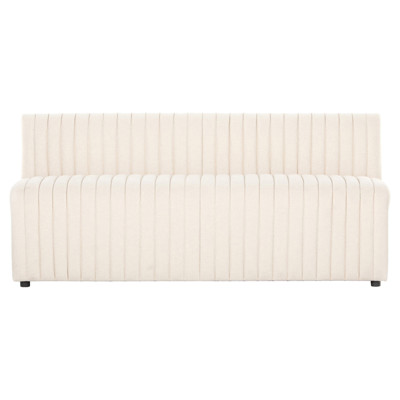 Leo Modern Classic Beige Performance Dining Bench - 72"