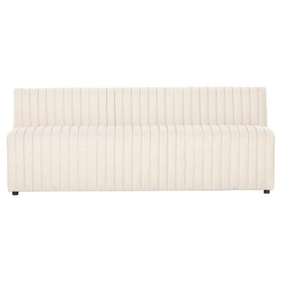 Grayson Augustine Capri Oatmeal Upholstered Dining Banquette