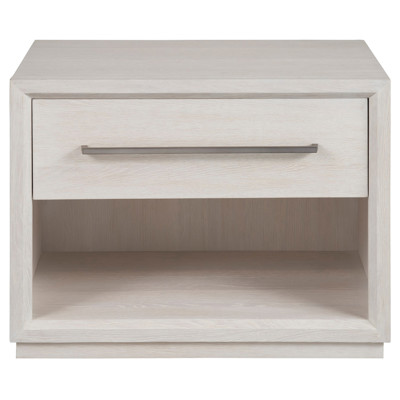 Hubbard Modern Classic White Oak Wood Nightstand