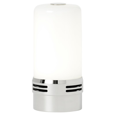 Visual Comfort Signature Collection VCC1000A-PN/WG Visual Comfort Cordless Light Unit Nickel with White Glass 4in R45 Rechargeable Module in 4 in