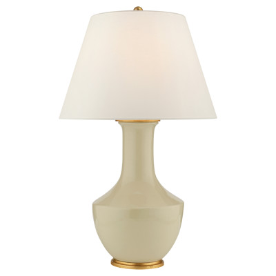 Visual Comfort Lambay Modern Classic Coconut Ceramic Cordless Table Lamp