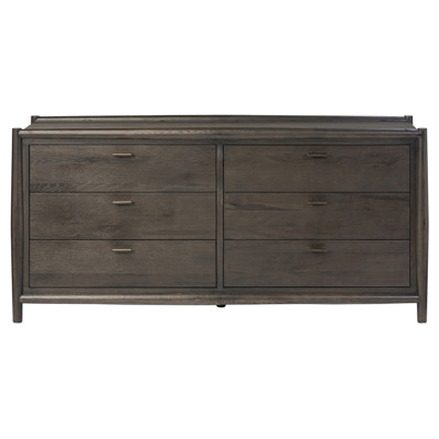 Genesis Rustic Lodge Smoked Black Oak Double Dresser