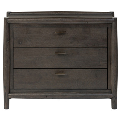 Genesis Rustic Lodge Smoked Black Oak Nightstand