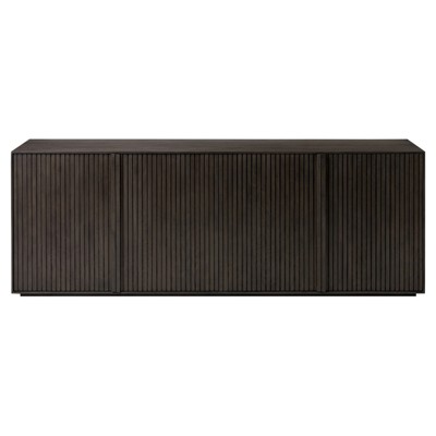 Lana Rustic Lodge Black Oak Wood Sideboard