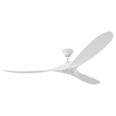 Visual Comfort Maverick Matte White Steel Ceiling Fan - 70"