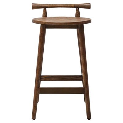 Madeira Modern Classic Toffee Wood Counter Stool