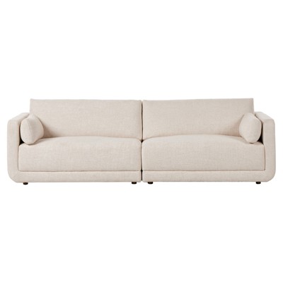 Oceane Modern Classic Cream 2 Piece Sectional - 105"