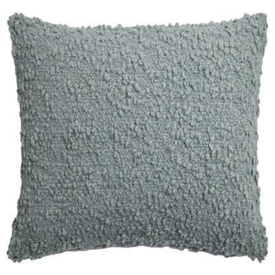 Murphy Modern Classic Blue Boucle Throw Pillow - 20x20