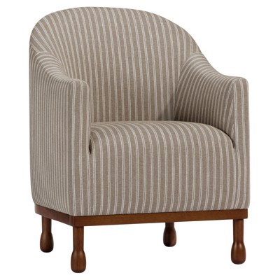Enzo Coastal Beach Woven Water Hyacinth Arm Chair