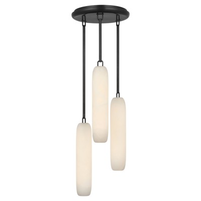 Visual Comfort Signature Collection KW5910BZ-ALB Kelly Wearstler Formosa LED 10.5 inch Bronze Pendant Ceiling Light