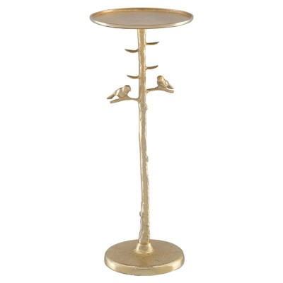 Currey & Company 4000-0063 Piaf 10.25 inch Gold Drinks Table