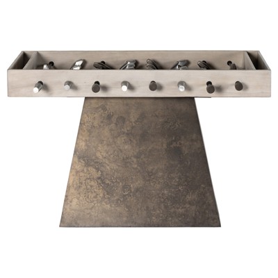 Beckham Rustic Lodge Bleached Wood Foosball Game Table