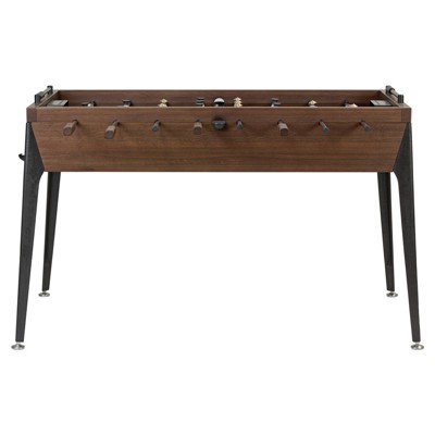 District Modern Classic Brown Oak Foosball Game Table