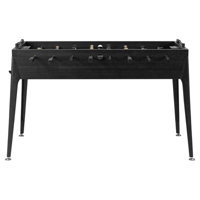 District Modern Classic Black Oak Foosball Game Table