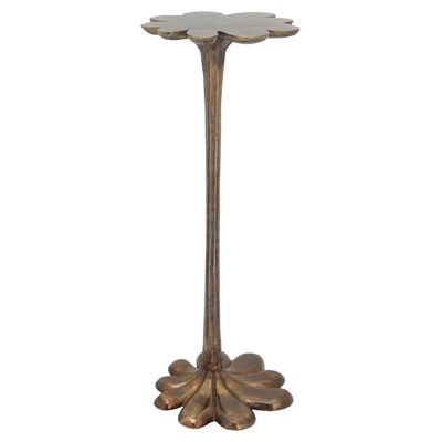 Currey & Company 4000-0246 Schizzo 25.5 X 10 inch Oxidized Brass Accent Table