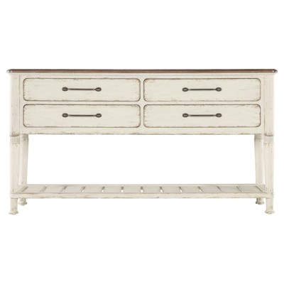 Asher Updated Traditional Cream Wood Sideboard