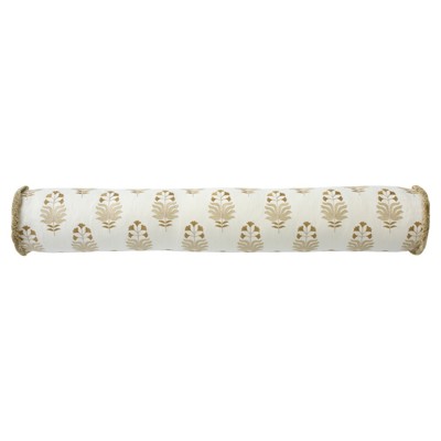 Jemma Flax Bolster Pillow - 7x48