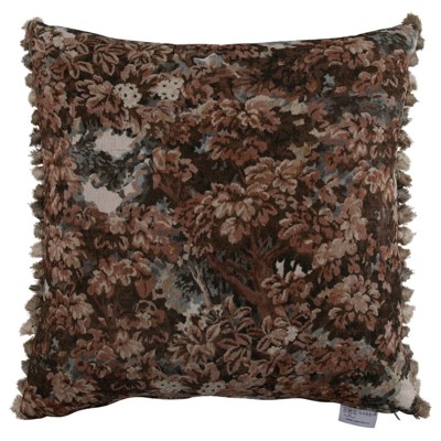 Flourish Updated Traditional Rose Throw Pillow - 20x20