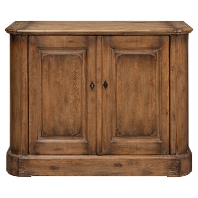Zaki Rustic Lodge Brown Reclaimed Pine Wood Cabinet
