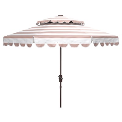 better homes and garden brown stripe patio umbrella 7ft Jardin Amore Gelato – Basil Bangs USA offering a cooling and colorful addition to any outdoor sitting area. Patio Accessories Every Outdoor Space