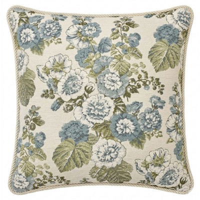 Ambrose Ciel Blue Throw Pillow - 22x22
