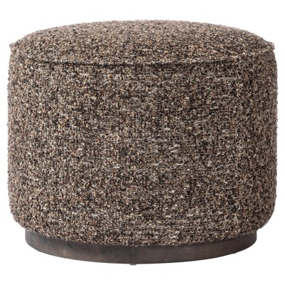 Westgate Sinclair Ivan Granite Upholstered Round Ottoman
