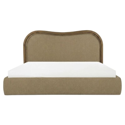Tanya Modern Classic Green Performance Wavy Bed - King