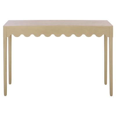 Selkie Modern Classic Natural Wood Wavy Console Table