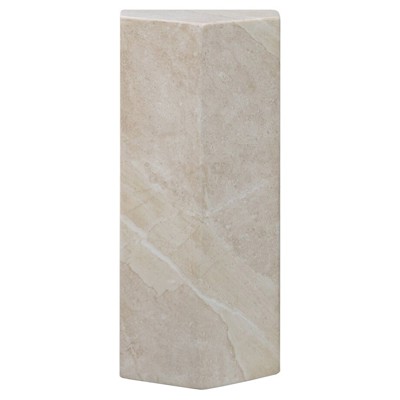 Averill Modern Classic Cream Concrete Pentagon Outdoor Drink Table